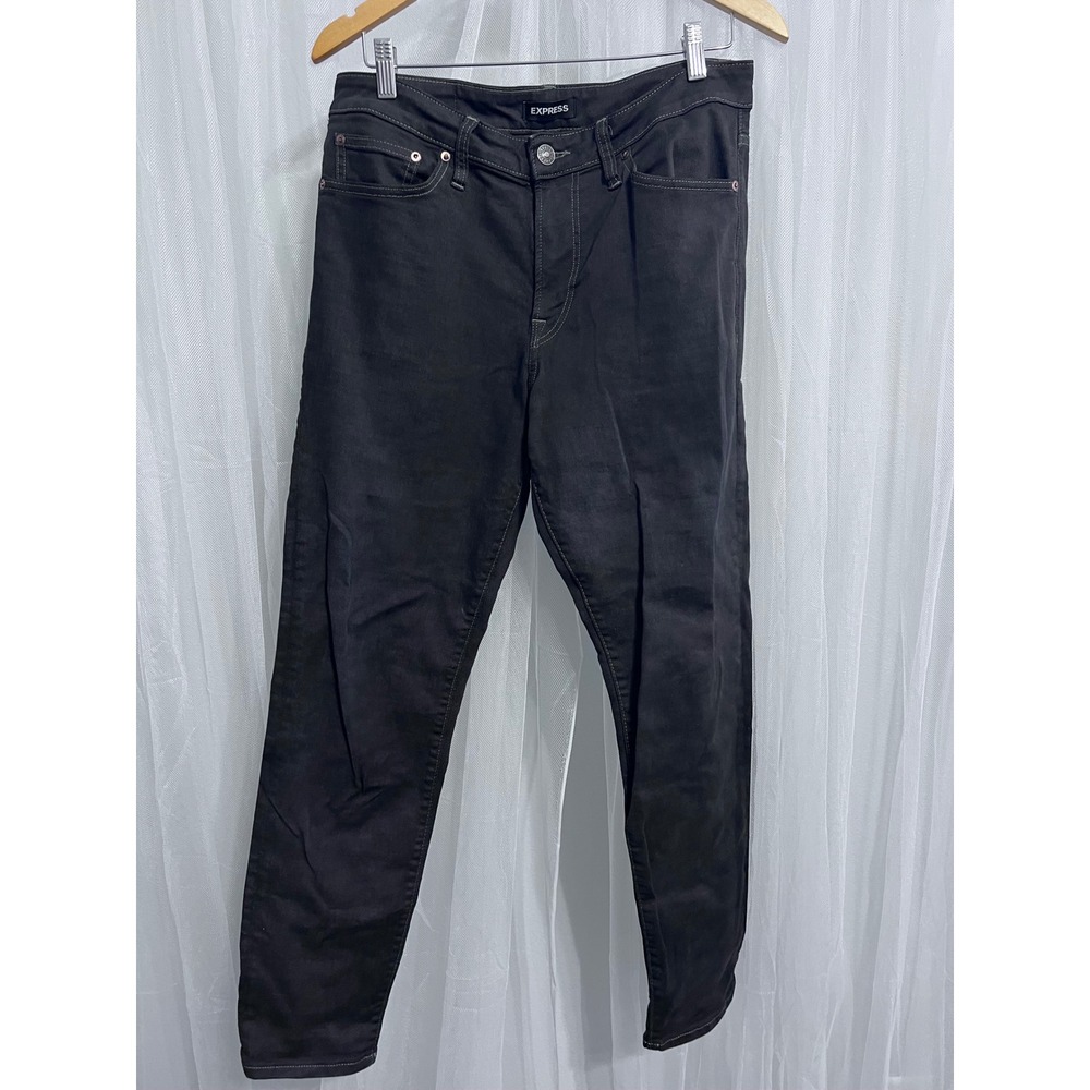 Mens Express Dark Wash Straight Leg Jeans‎ Size 32x30